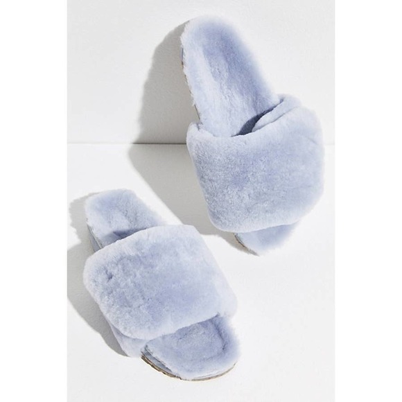 Emu Shoes - EMU X Free People Musica Sheepskin Slippers Sky Blue